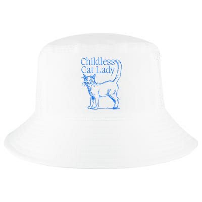 Meidastouch Childless Cat Lady Cool Comfort Performance Bucket Hat