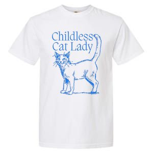 Meidastouch Childless Cat Lady Garment-Dyed Heavyweight T-Shirt