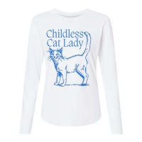 Meidastouch Childless Cat Lady Womens Cotton Relaxed Long Sleeve T-Shirt