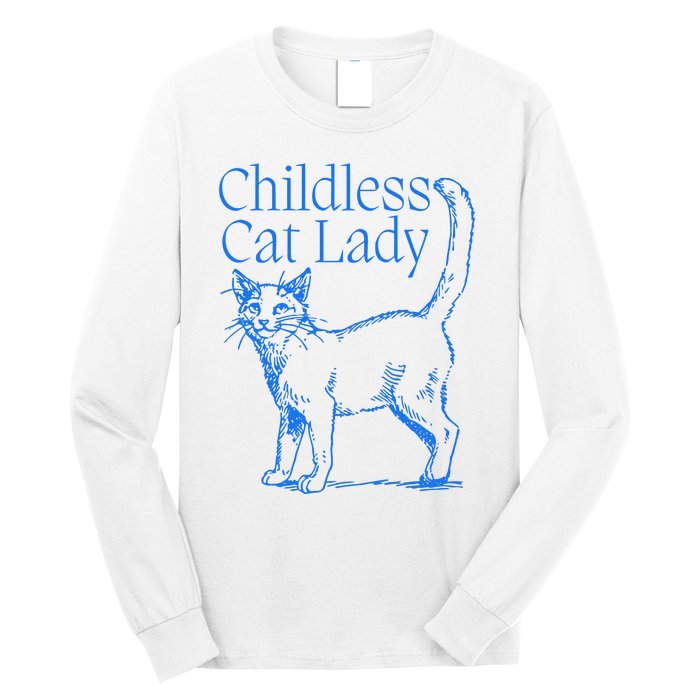 Meidastouch Childless Cat Lady Long Sleeve Shirt