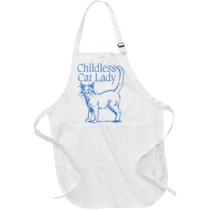 Meidastouch Childless Cat Lady Full-Length Apron With Pockets