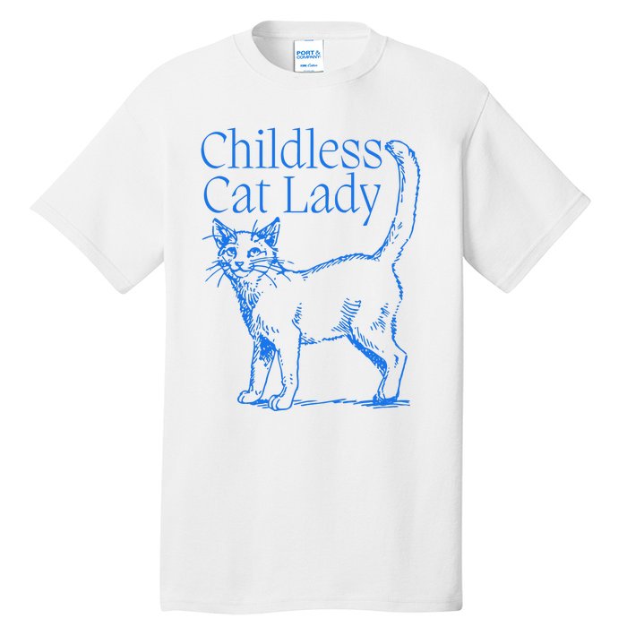 Meidastouch Childless Cat Lady Tall T-Shirt