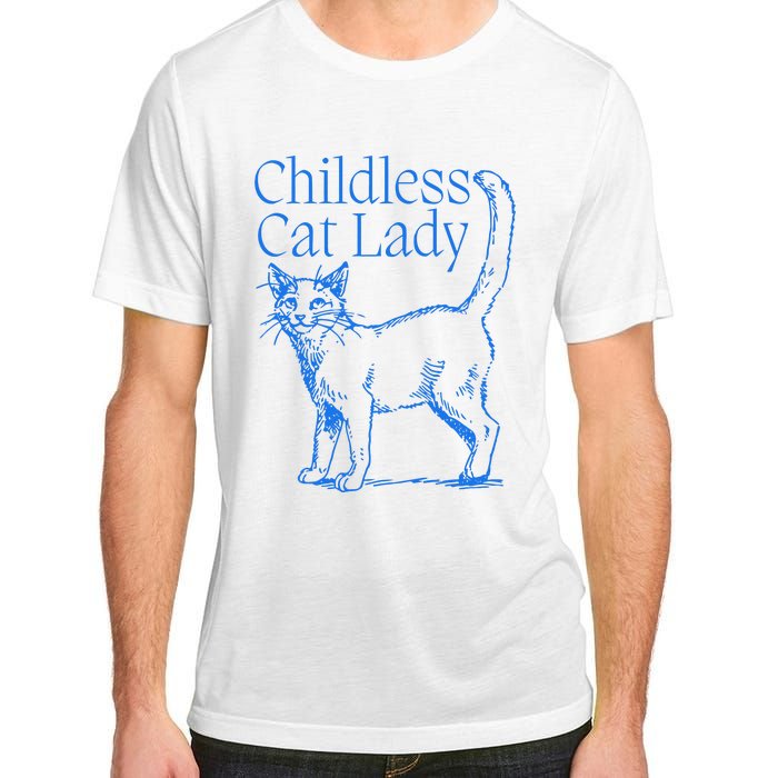 Meidastouch Childless Cat Lady Adult ChromaSoft Performance T-Shirt