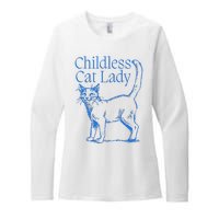 Meidastouch Childless Cat Lady Womens CVC Long Sleeve Shirt