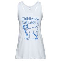 Meidastouch Childless Cat Lady Ladies Essential Flowy Tank