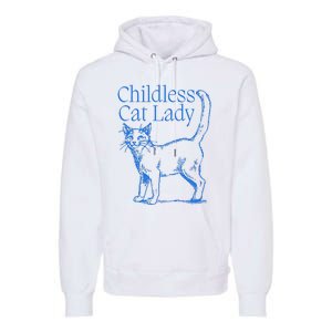 Meidastouch Childless Cat Lady Premium Hoodie