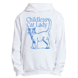 Meidastouch Childless Cat Lady Urban Pullover Hoodie