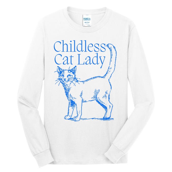 Meidastouch Childless Cat Lady Tall Long Sleeve T-Shirt