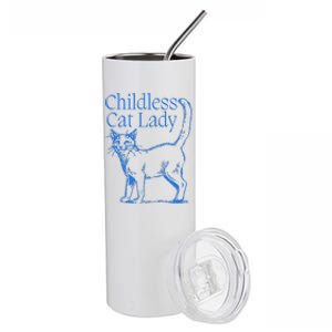 Meidastouch Childless Cat Lady Stainless Steel Tumbler