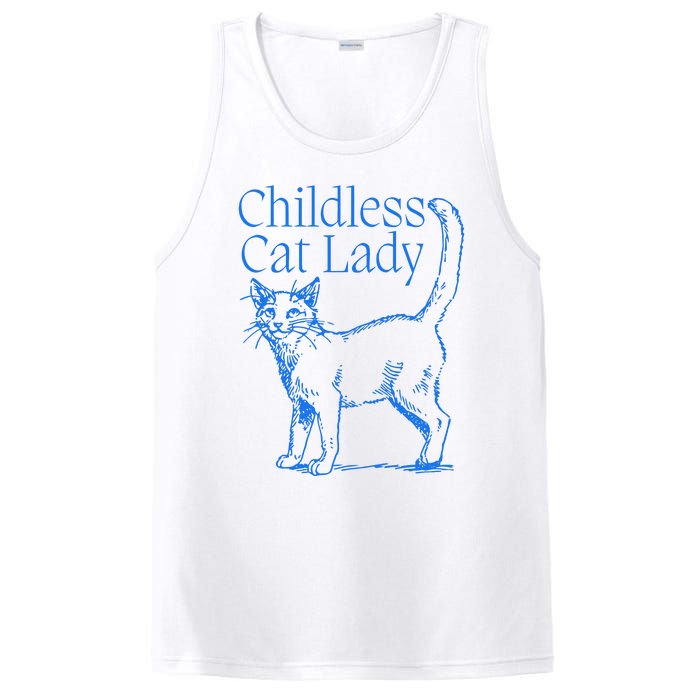 Meidastouch Childless Cat Lady PosiCharge Competitor Tank