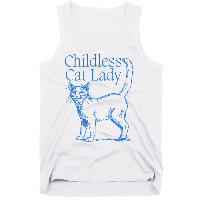 Meidastouch Childless Cat Lady Tank Top