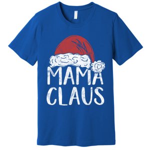 Mama Claus Christmas Costume Gift Santa Matching Family Xmas Cool Gift Premium T-Shirt