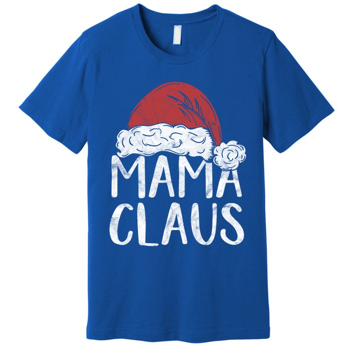 Mama Claus Christmas Costume Gift Santa Matching Family Xmas Cool Gift Premium T-Shirt