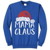 Mama Claus Christmas Costume Gift Santa Matching Family Xmas Cool Gift Tall Sweatshirt