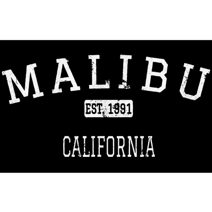 Malibu California Ca Vintage Bumper Sticker