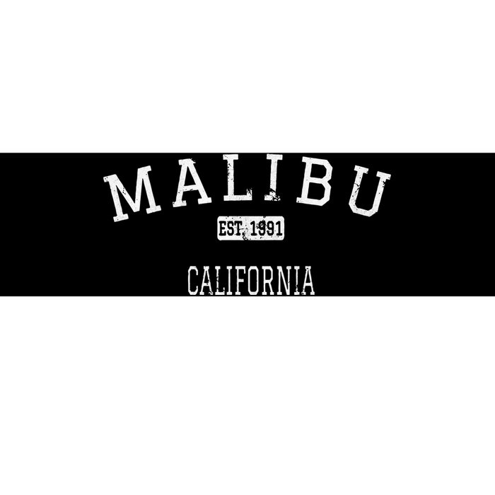 Malibu California Ca Vintage Bumper Sticker