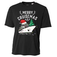 Merry Cruisemas Cruise Ship Family Christmas Funny Cooling Performance Crew T-Shirt