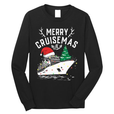 Merry Cruisemas Cruise Ship Family Christmas Funny Long Sleeve Shirt