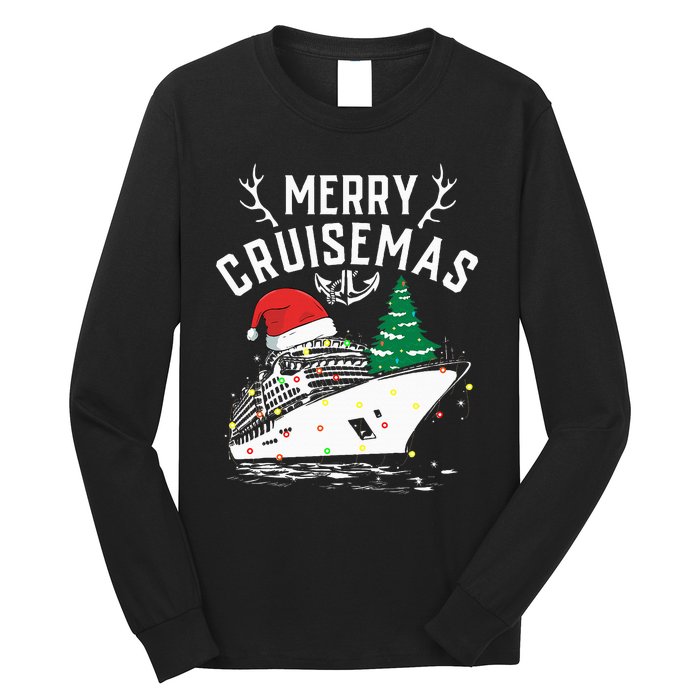 Merry Cruisemas Cruise Ship Family Christmas Funny Long Sleeve Shirt