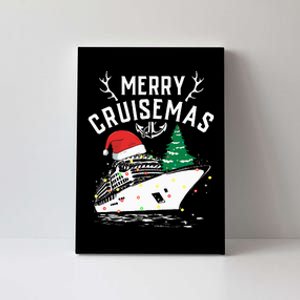 Merry Cruisemas Cruise Ship Family Christmas Funny Canvas