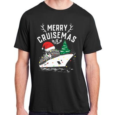 Merry Cruisemas Cruise Ship Family Christmas Funny Adult ChromaSoft Performance T-Shirt