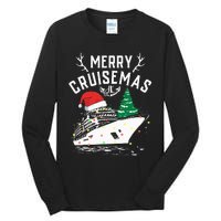 Merry Cruisemas Cruise Ship Family Christmas Funny Tall Long Sleeve T-Shirt