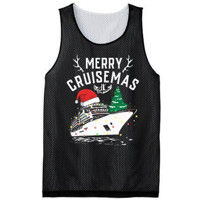 Merry Cruisemas Cruise Ship Family Christmas Funny Mesh Reversible Basketball Jersey Tank