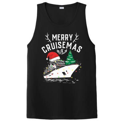 Merry Cruisemas Cruise Ship Family Christmas Funny PosiCharge Competitor Tank