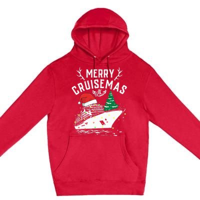 Merry Cruisemas Cruise Ship Family Christmas Funny Premium Pullover Hoodie