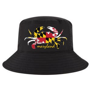 Maryland Crab Cute State Pride Flag Cool Comfort Performance Bucket Hat