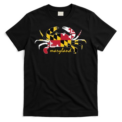 Maryland Crab Cute State Pride Flag T-Shirt