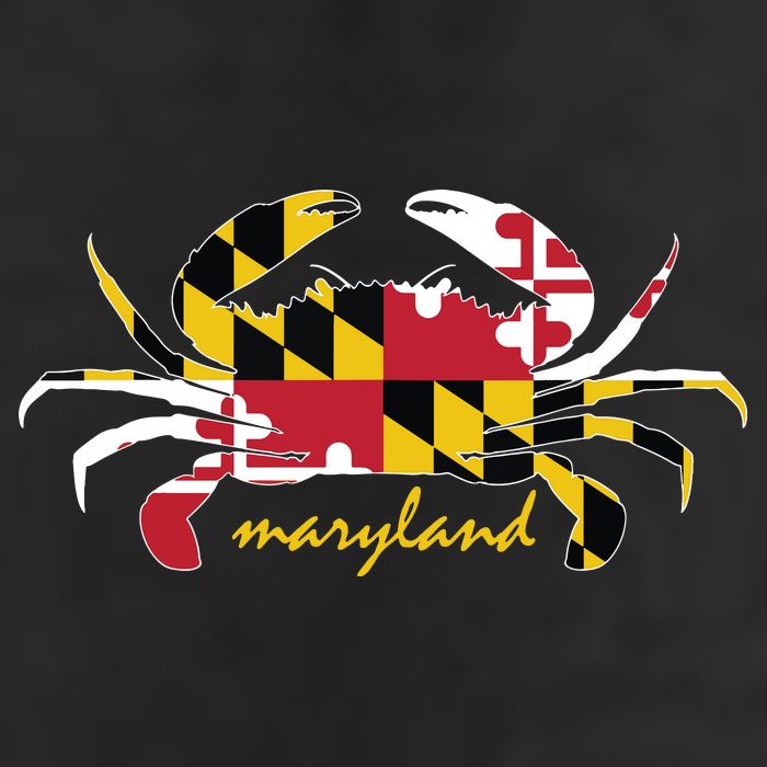 Maryland Crab Cute State Pride Flag Adult Drive Performance Visor