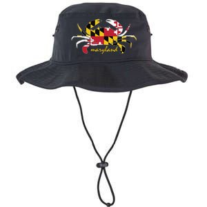 Maryland Crab Cute State Pride Flag Legacy Cool Fit Booney Bucket Hat