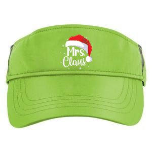 Mrs Claus Christmas Couples Matching His And Her Pajama Adult Drive Performance Visor