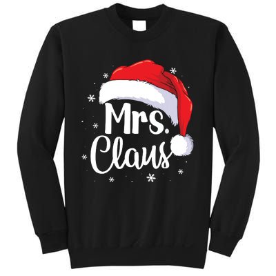 Mrs Claus Christmas Couples Matching His And Her Pajama Sweatshirt