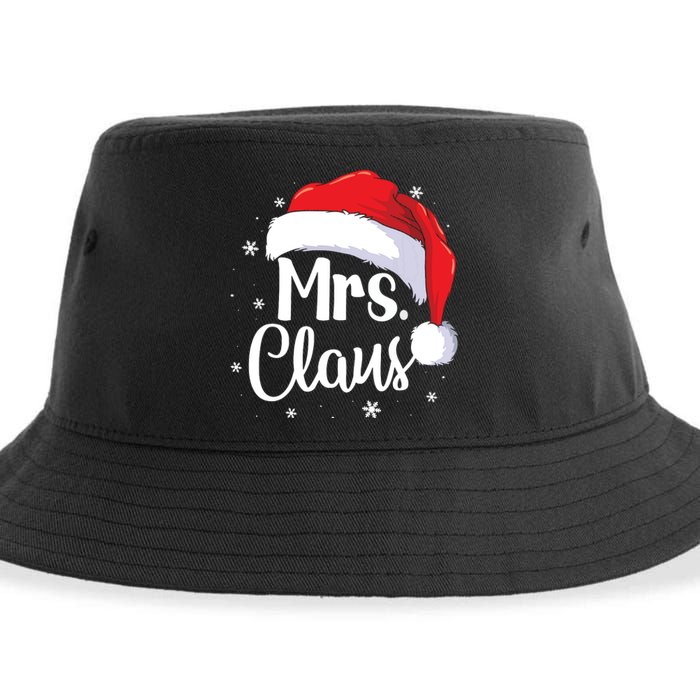 Mrs Claus Christmas Couples Matching His And Her Pajama Sustainable Bucket Hat