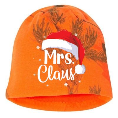 Mrs Claus Christmas Couples Matching His And Her Pajama Kati - Camo Knit Beanie