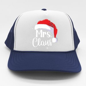 Mrs Claus Christmas Couples Matching His And Her Pajama Trucker Hat