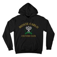 Monte Carlo Country Club Vintage Tennis Aesthetic Hoodie