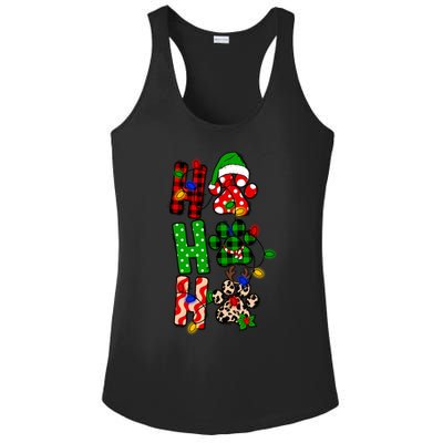 Merry Christmas Celebration Dog Owners Ho Ho Ho Meaningful Gift Ladies PosiCharge Competitor Racerback Tank