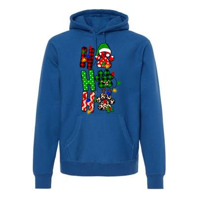 Merry Christmas Celebration Dog Owners Ho Ho Ho Meaningful Gift Premium Hoodie