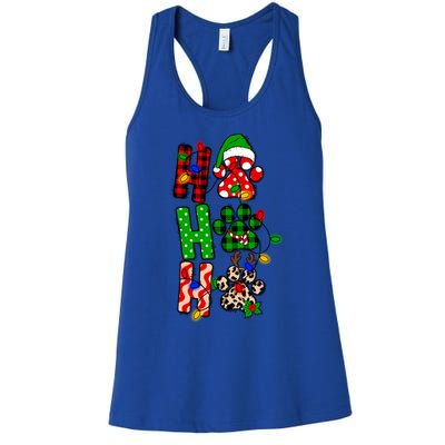 Merry Christmas Celebration Dog Owners Ho Ho Ho Meaningful Gift Women's Racerback Tank