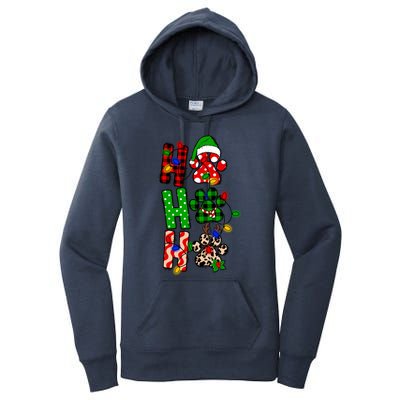 Merry Christmas Celebration Dog Owners Ho Ho Ho Meaningful Gift Women's Pullover Hoodie