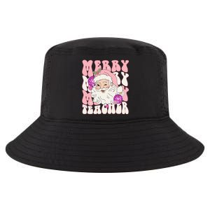 Merry Christmas Cute Teacher Disco Santa Cool Comfort Performance Bucket Hat