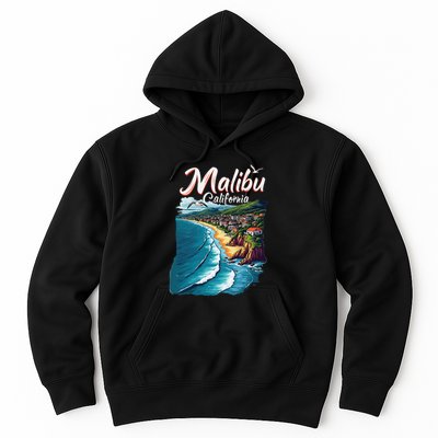 Malibu California Coastal Scenic Beach Hoodie