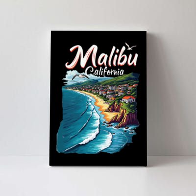 Malibu California Coastal Scenic Beach Canvas