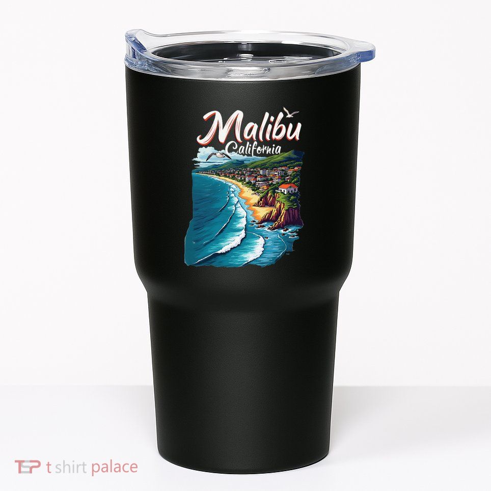 Malibu California Coastal Scenic Beach Tumbler