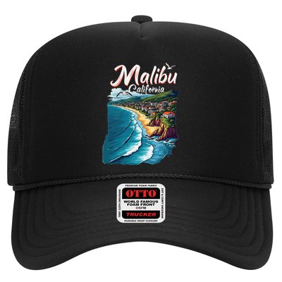 Malibu California Coastal Scenic Beach Trucker Hat