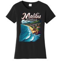 Malibu California Coastal Scenic Beach Women's T-Shirt