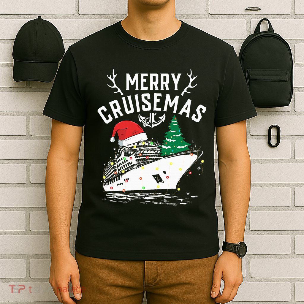 Merry Cruisemas Cruise Ship Family Christmas Funny T-Shirt